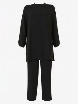 Büyük Beden Siyah Takım