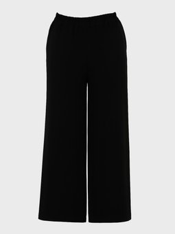 Viskon Kumaşlı Büyük Beden Siyah Pantolon