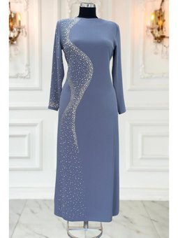 Didar Abiye Elbise Gri