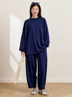 Şalvar Lacivert Takım