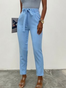 Bebe Mavi Kemerli Bilek Pantolon