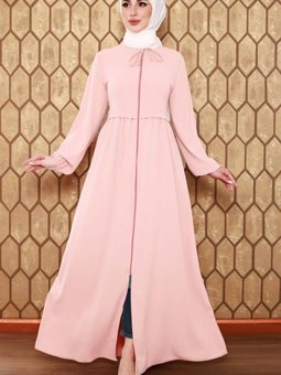 Gül Kurusu Aerobin Kumaş Mevsimlik Ferace