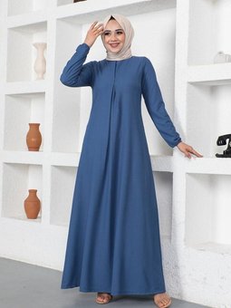 İndigo A Pile Model Elbise