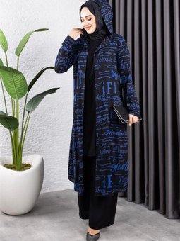 İndigo Yazılı Üçlü Takım