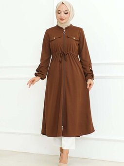 Kahverengi Bağcıklı Kap