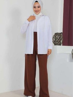 Kahverengi Büyük Beden Pantolon