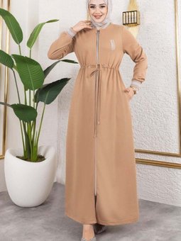 Vizon Taş Detaylı Ferace