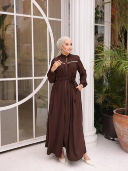 Acı Kahve Premium Taşlı Aller Robalı Ferace