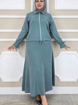 Haki Manşeti Bağ İpli İkili Takım