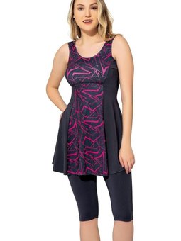 Antrasit Desenli Taytlı Takım Mayo