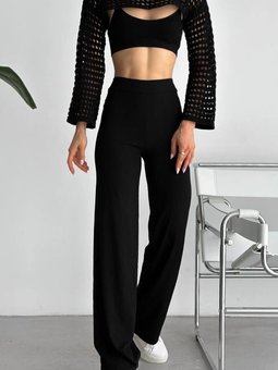 Siyah Kaşkorse Pantolon