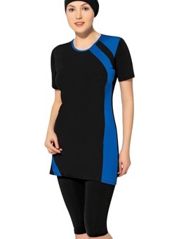 Siyah/lacivert Siyah Yarım Kol Yarı Mayo Takım