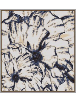 Korea Crepe Seri Taş Lacivert