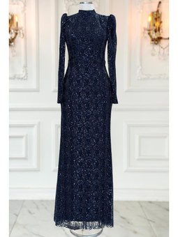 Dora Abiye Elbise Lacivert