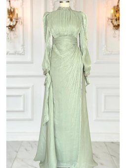 Gözde Abiye Elbise Mint