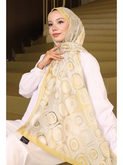 Desenli Şal Sarı