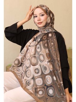 Desenli Şal Vizon