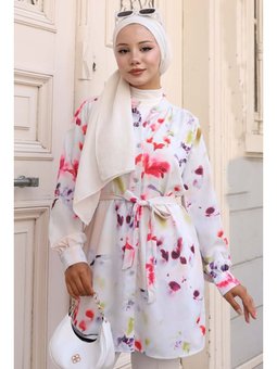 Desenli Yeşil Gömlek