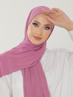 Luxury Penye Menekşe Şal