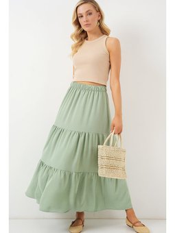 Ayrobin Uzun Mint Etek