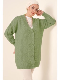 Triko H. Yeşil Hırka