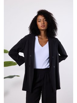 Regular Astarsız Mevsimlik Siyah Ceket