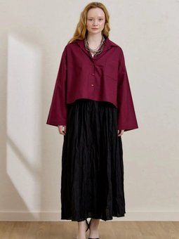 Kraşlı Balon Siyah Etek