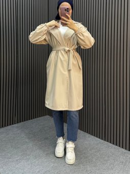 Krem Belinay Trençkot