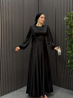 Siyah Mira Abiye Elbise