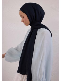 Soft Viskon Lacivert Şal