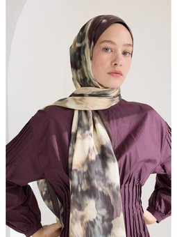 Sweet Peony Floş Viskon Şal Vıntage Rose