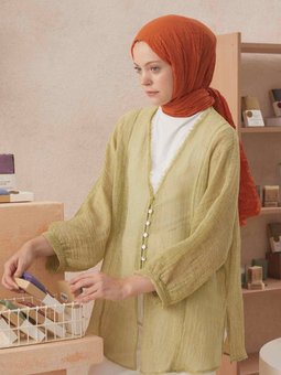 Vual Crash Şal Portakal Kabuğu