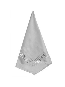 Pano Desenli Varaklı Gri Örtü