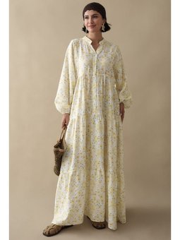 Frezya Sarı Mango Elbise