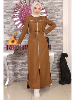 Fermuarlı Taba Ferace