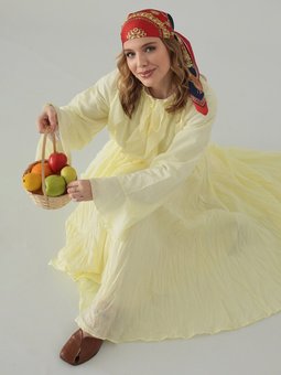 Etek Bluz İkili Ekru Takım