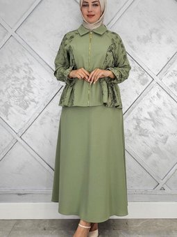 Haki Büzgü Detaylı İkili Takım
