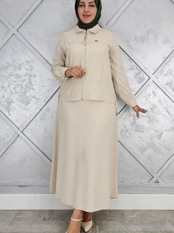 Taş Büzgü Detaylı İkili Takım