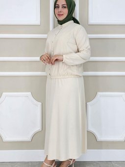 Taş Yay Desenli İkili Takım