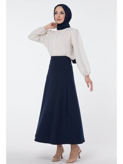 Çan Lacıvert Etek Lacivert