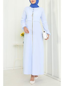 Fermuarlı Kap Bebe Mavi