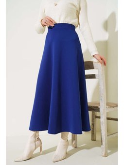 Uzun Scuba Mavi Etek