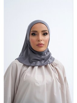 Solid Colors Lyocell Seri Geçme Bone Gri