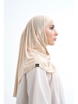 Solid Colors Lyocell Seri Nikab Ekru