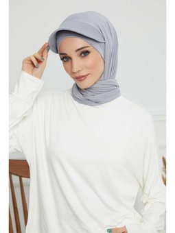 Siperlikli Penye Gri Şal,ss