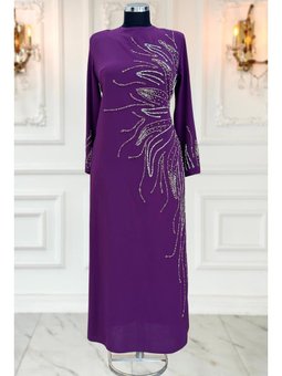 Vera Abiye Elbise Mürdüm