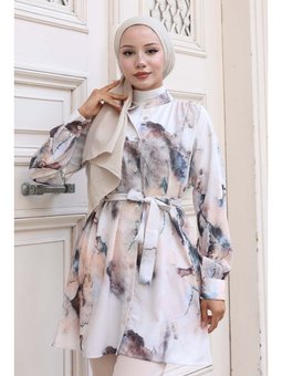 Desenli Vizon Gömlek