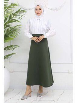 Scuba Kloş Haki Etek