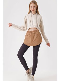 Sweatshirt Ve Kazak Altı Gömlek Camel Etek