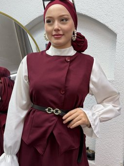 Bordo Nisa İkili Takım